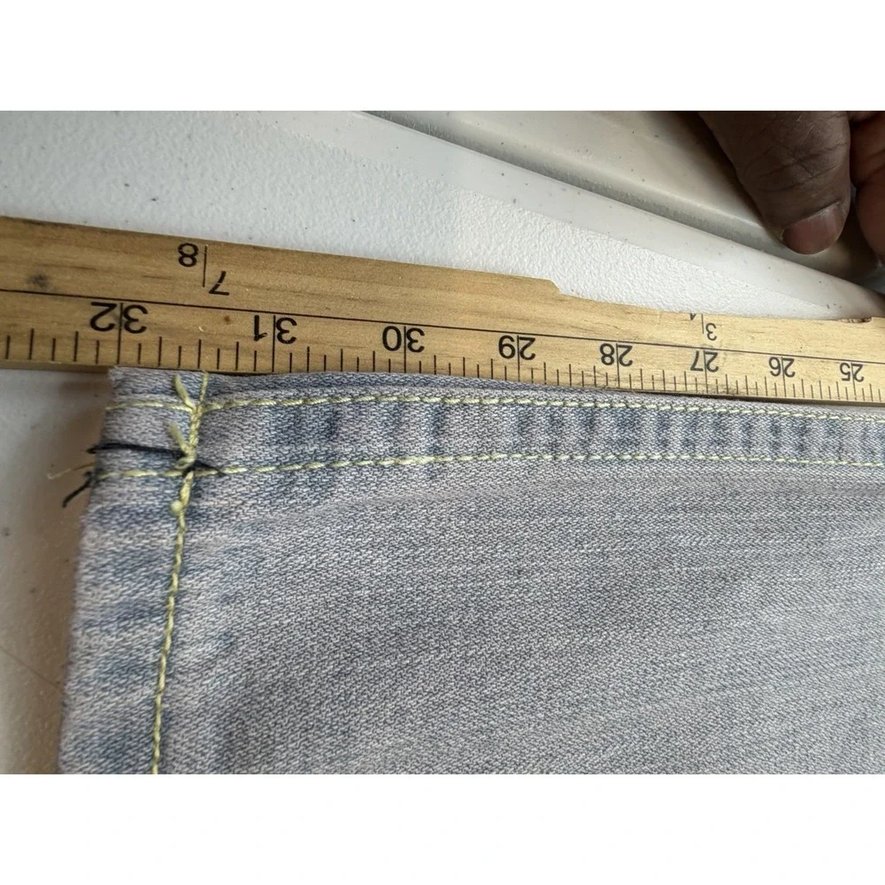 Vintage True Religion Jeans Mens 34 Billy Super T Light Wash Made in USA Y2K